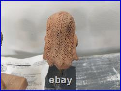 Mini Terracotta Head Artifacts 4-6th Cent. A. D. Lot 4 Count