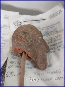 Mini Terracotta Head Artifacts 4-6th Cent. A. D. Lot 4 Count