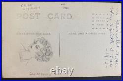 Mint USA RPPC Real Picture Postcard Native American Gov McDonald With Indians