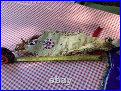 NATIVE AMERICAN BEADED. Panel POWWOW DANCE REGALIA for the waist