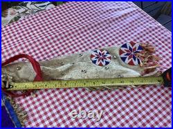 NATIVE AMERICAN BEADED. Panel POWWOW DANCE REGALIA for the waist