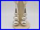 NATIVE AMERICAN INDIAN STERLING SILVER HAND HAMMERED NAVAJO PEARL EARRINGS a