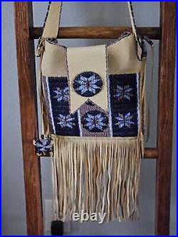 NATIVE AMERICAN LAKOTA SIOUX BEADED purse SHANNON FAST HORSE