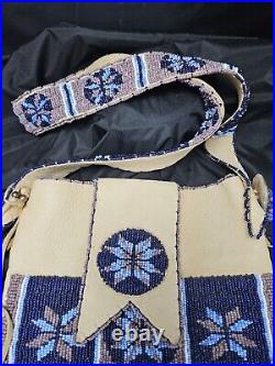 NATIVE AMERICAN LAKOTA SIOUX BEADED purse SHANNON FAST HORSE