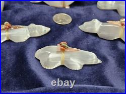 NATIVE AMERICAN -ZUNI Indian large selinite directional fetish set-EVALENA BOONE