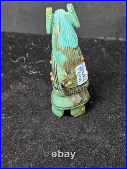 NATIVE AMERICAN ZUNI Indian turquoise maiden fetish CLAUDIA PEINA