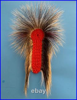 NEW! 8 Porcupine Roach-6 Porky Hair at Crown-Deer Hair Out- Native American