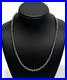 Native American 7mm Sterling Silver Navajo Pearls 22 Hook & Eye Cone Necklace