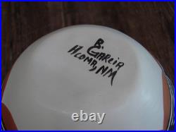Native American Acoma Fine Line Hand Painted Pottery by B. Garcia