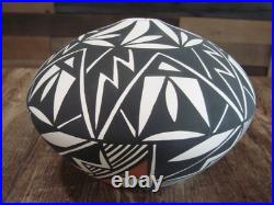 Native American Acoma Fine Line Hand Painted Pottery by Concho