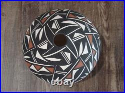 Native American Acoma Fine Line Hand Painted Pottery by Concho
