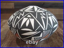 Native American Acoma Fine Line Hand Painted Pottery by Concho