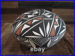 Native American Acoma Fine Line Hand Painted Pottery by Concho