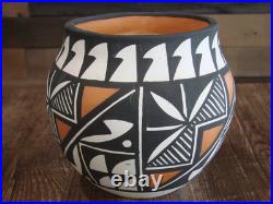 Native American Acoma Indian Hand Painted Pottery by Antonio