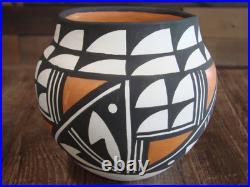 Native American Acoma Indian Hand Painted Pottery by Antonio