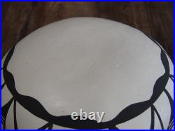 Native American Acoma Indian Hand Painted Seed Pottery by Antonio