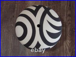 Native American Acoma Indian Hand Painted Seed Pottery by Eric Lewis
