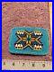 Native American Beaded Buckle Oklahoma Feather pattern