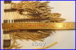 Native American Breastplate Bone And Leather, 15 Wide And 14 Long