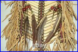 Native American Breastplate Bone & Leather