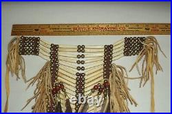 Native American Breastplate Bone & Leather