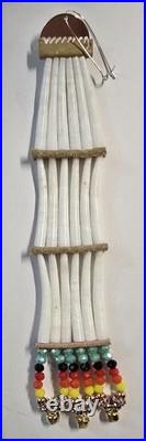 Native American Breastplate With Matching Earrings Dentillion Quills Handmade