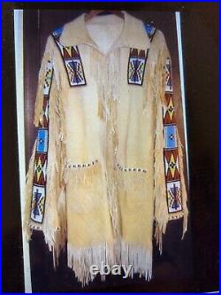 Native American Buckskin War Jacket