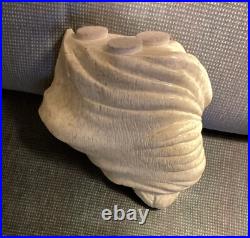 Native American Bust Sculpture Carved Stone Rock 2 By 6 By 6