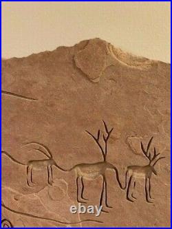 Native American Carved Petroglyph replica very nice detail