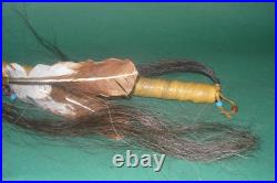 Native American Ceremonial Medicine Spirit Stick Skull