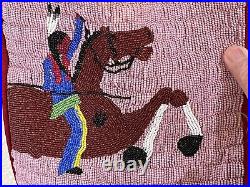 Native American Child's Beaded Sioux Vest. Custer Fight. R. Lee White