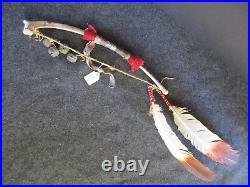 Native American Dance Stick, American Indian Ceremonial Dance Wand, Ott-520