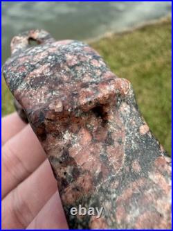 Native American Drilled Popeyed Birdstone Piece