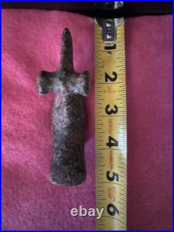 Native American Drilled Popeyed Birdstone Piece