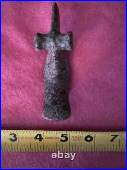 Native American Drilled Popeyed Birdstone Piece
