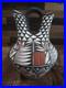 Native American Fine Line Hand Painted Wedding Vase by M. Lukee