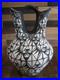 Native American Fine Line Hand Painted Wedding Vase by M. Lukee