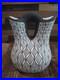 Native American Fine Line Hand Painted Wedding Vase by M. Lukee