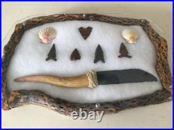 Native American Flintnapped Collection Shadow Box