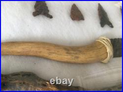 Native American Flintnapped Collection Shadow Box