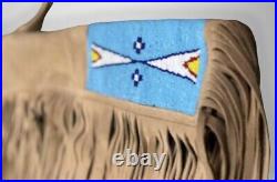 Native American Gun Cover Indian Beaded Sioux Tribe Style Rifle Scabbard S509