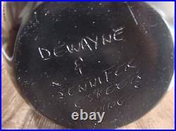 Native American Hand Etched Pottery Signed by Dewayne & Eskeets