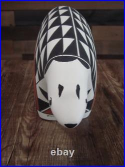 Native American Hand Painted Acoma Bear Pottery by Kuutimaitsa