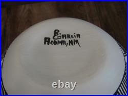 Native American Hand Painted Fine Line Acoma Pottery by Garcia