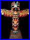 Native American INDIAN Northwest COAST TOTEM Hand CARVED Signed RAY WILLIAMS