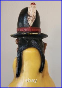Native American Indian 30½ Statue Universal Statuary Corp Vntg Rare 1973