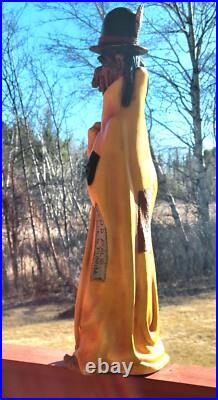 Native American Indian 30½ Statue Universal Statuary Corp Vntg Rare 1973