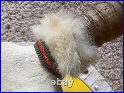 Native American Indian Art /Real Skull, Feather, Birch Bark & 11 Arrowheads Native American Indian Art /Real Skull, Feather, Birch Bark & 11 Arrowheads