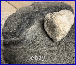 Native American Indian Artifact 22lb Grinding Stone BELL Pestle 2.75