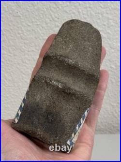 Native American Indian Artifact Grooved Stone War Club Axe Head Tool Tomahawk